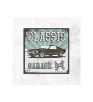 Classıc Garage Retro Vintage Mdf Ahşap Tablo