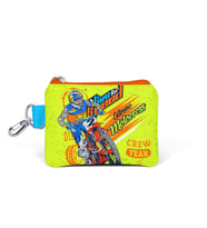 Coral High Kids Fosforlu Sarı Saks Motorsiklet Desenli Bozuk Para Çantası 21842