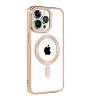 İPhone 14 Pro Max Uyumlu Magsafe Pure Kılıf (Gold)