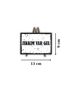 Ahşap Retro Masa Üstü Mdf Akıllı Tablo , Komik Sözler , Duvar Yazıları , Edebiyat - Akıllı187