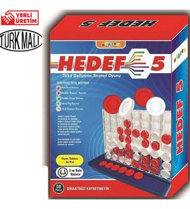 Hedef 5 Oyunu, Zekice Marka Zeka Geliştiren Strateji Oyunu, Eğitici Oyun Yerli Üretim Stoktan