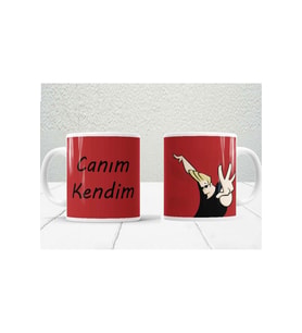 Kişiye Özel Canım Kendim Baskılı Kupa Bardak