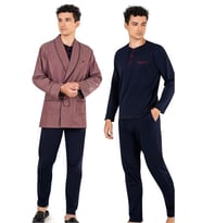 PİERRE CARDİN 5610 3LÜ ERKEK ROB TAKIM (Bordo)