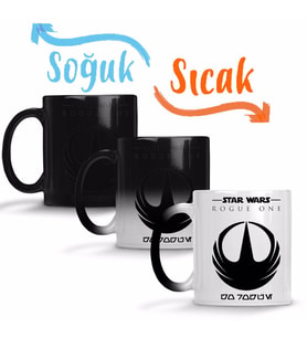 Star Wars Rogue One Sihirli Kupa Bardak Porselen