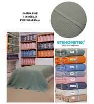 ETEHOMETEX HAVUZLU PİKE TEK KİŞİLİK 160X240CM
