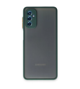 Samsung Galaxy M52 5g Kılıf Montreal Silikon Kapak - Yeşil
