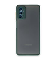 Samsung Galaxy M52 5g Kılıf Montreal Silikon Kapak - Yeşil