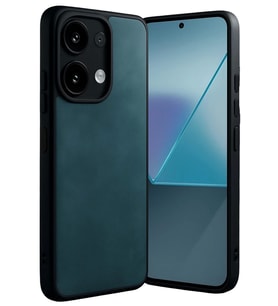 Newface Xiaomi Redmi Note 13 4G Kılıf Aras Deri Kapak - Koyu Yeşil