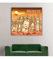 Nemrut Tasarımlı Kanvas Tablo