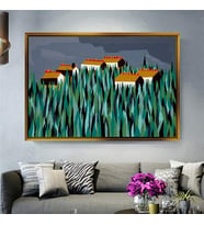 Altın Çerçeveli dekoratif tablo l1420 (Gold)