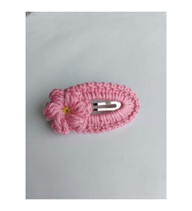 Amigurumi Örgü Çıtçıt Toka PEMBE Tek Ebat
