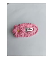 Amigurumi Örgü Çıtçıt Toka PEMBE Tek Ebat (Çok Renkli)