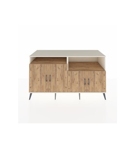 Kronos Konsol 4 Raflı 4 Kapaklı 176x59x99 Aytaşı-Çam