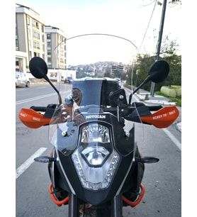 MOTOCAM KTM 1090 Adventure Ön Cam 2008-2017 Model 56cm Şeffaf Renkli 4mm
