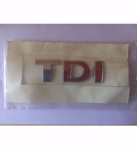 VOLKSWAGEN TDI BAGAJ YAZISI İKİ KIRMIZI (CRAFTER) 2E0853675B
