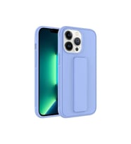 Apple iPhone 13 Pro Max Uyumlu Kılıf Zore Qstand Kapak (Lila)