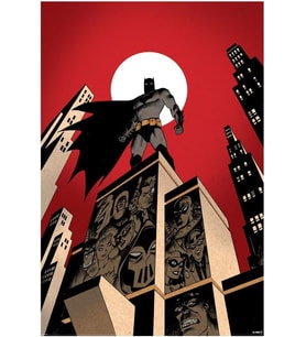 Batman (Villain Skyline) Maxi Poster Resmi Mağazacılık