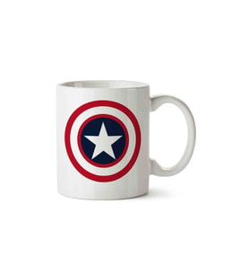 Captain America Kalkan Porselen Kupa Bardak