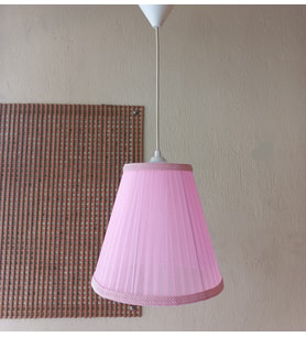Ç-57 Pembe Organze Sarma Yatak Odası Çocuk Odası Genç Ve Bebek Odası Avize Aydınlatma Sarkıt (K.Pembe)