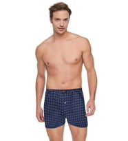 Tutku Elit Erkek Havlu Bel Desenli Boxer 1102 - 3 Adet (Karışık)
