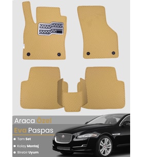 JAGUAR XJ LONG (2009-2019) Uyumlu EVA Paspas Tam Set–Araca Özel,Kolay Montaj,Su Geçirmez
