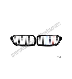 BMW F30+LCI 2012-2018 Panjur Set Piano Siyah &Ccedil;ift &Ccedil;ıtalı M Renkli 51712240778 Wender