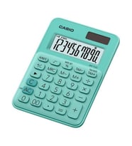 Casio MS-7UC-GN 10 Hane Açık Yeşil Üstü Hesap Makinesi
