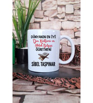Dünyanın En İyi Din Kültürü Öğretmeni Baskılı Kişiye Özel Öğretmenler Günü Kupa Bardak