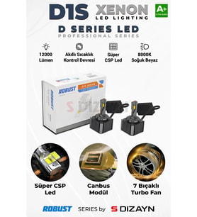 D1S Led Xenon / 60W / 12000 LM / 8000K A+ Kalite