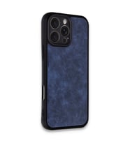 Apple İphone 16 Pro Kılıf Aras Deri Kapak - Lacivert