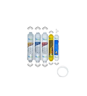 PWS Kapalı Kasa Su Arıtma Cihazlarına uygun Eco  5li mebransız  Mineral+tatlandırıcı set