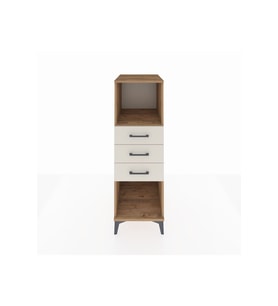Kronos Dolap Tek Raflı 3 Çekmeceli 44x59x134 Çam-Aytaşı