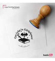 Kılıç Ejderha Kişiye Özel Kitap Damgası Kitap Mührü Kaşe Kitap Mühür Özel Damga 449