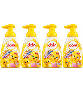 Dalin Köpük Sabun 200 ML Renk Değiştiren (Çocuklar İçin) (4 Lü Set)