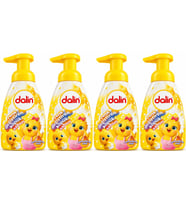 Dalin Köpük Sabun 200 ML Renk Değiştiren (Çocuklar İçin) (4 Lü Set)
