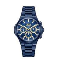 Slazenger SL.09.2427.2.04 Quartz Çelik Lacivert 45 mm Erkek Kol Saati