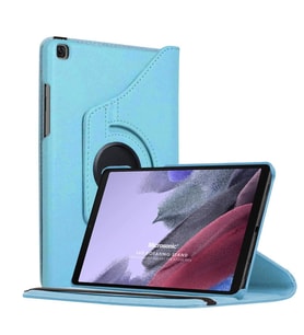 Microsonic Samsung Galaxy Tab A7 Lite T225 Kılıf 360 Rotating Stand Deri Mavi