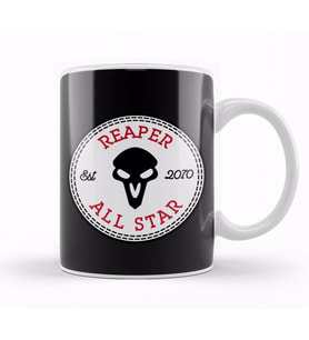 Reaper Overwatch All Star Converse Kupa Bardak Porselen