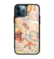 iPhone 11 Pro Max Vintage Sticker Tasarımlı Glossy Telefon Kılıfı