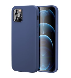 Apple iPhone 13 Pro Max 6.7'' İnce Mat Silikon Kılıf Lacivert