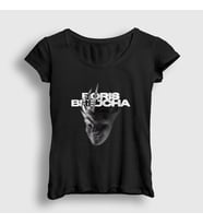 Presmono Kadın Siyah Mask V2 Dj Boris Brejcha T-Shirt 498502tt