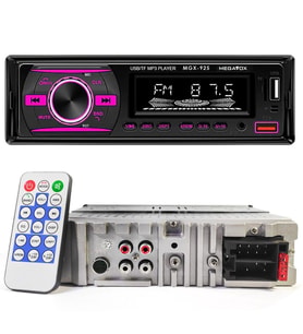 MEGAVOX MGX-925 Oto Teyp 4X50 Watt Bluetooth 2xUsb Fm Aux 7 Renk