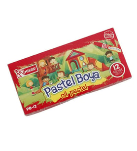 MİKRO PB-12N PASTEL BOYA KAPAKLI