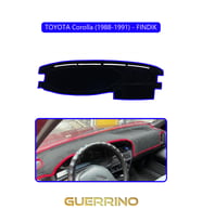 TOYOTA Corolla (1988-1991) fındık TORPİDO KORUMA HALISI MAVİ KENAR