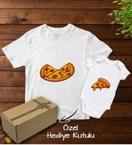 BK Kids Hediye Kutulu Baba&Oğul Kombin Tshirt-Zıbın Hediye Seti-4