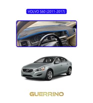 VOLVO S60 (2011-2017)TORPİDO KORUMA HALISI MAVİ KENAR
