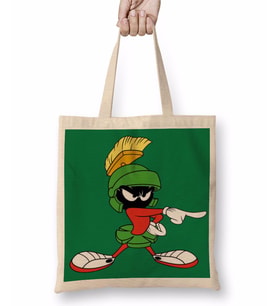 Looney Tunes Marvin The Martian Bez Çanta Uzun Saplı