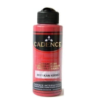 Cadence Premium Akrilik Boya 120 ml. 0011 Kan Kırmızı 