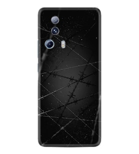 Xiaomi Mi 13 Lite Kılıf Silikon Desen Özel Seri Dikenli Tel 1779