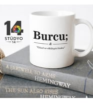 Stüdyo 14 Kişiye Özel İsim ve İsim Anlamı Tasarım Kupa -Mug ( Sevgiliye -Arkadaşa Hediye)